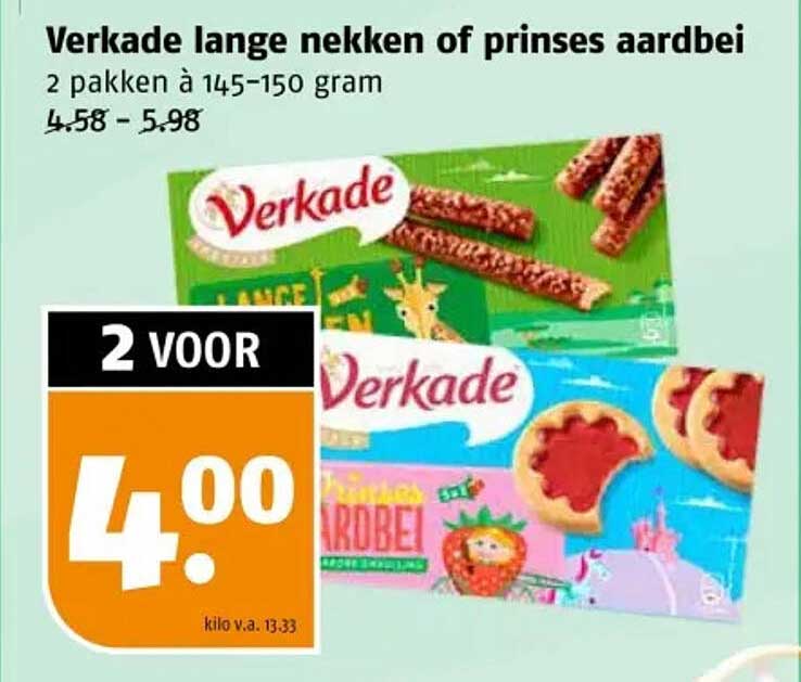 Verkade lange nekken of prinses aardbei