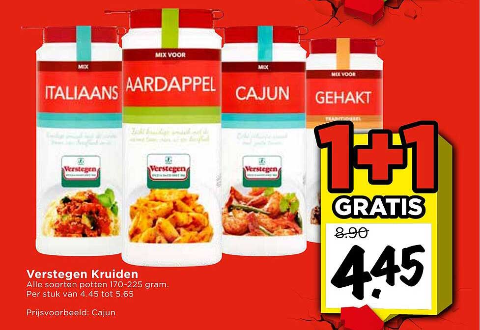 Verstegen Kruiden 1+1 Gratis