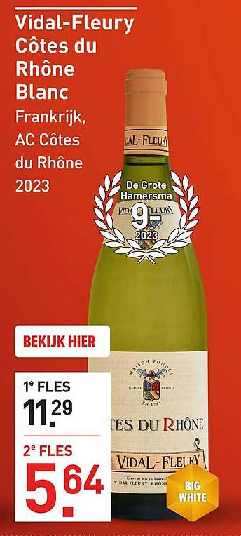 Vidal-Fleury Côtes du Rhône Blanc