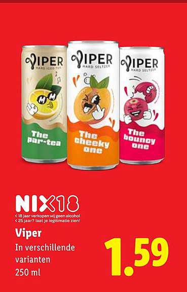Viper In verschillende varianten 250 ml