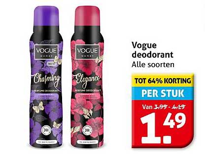 Vogue deodorant