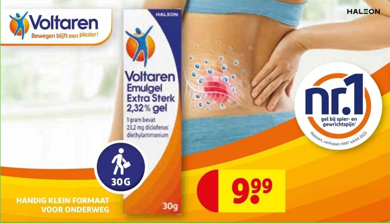 Voltaren Emulgel Extra Sterk 2,32% gel 30g