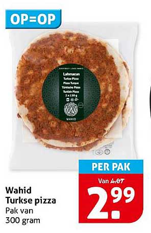 Wahid Turkse pizza