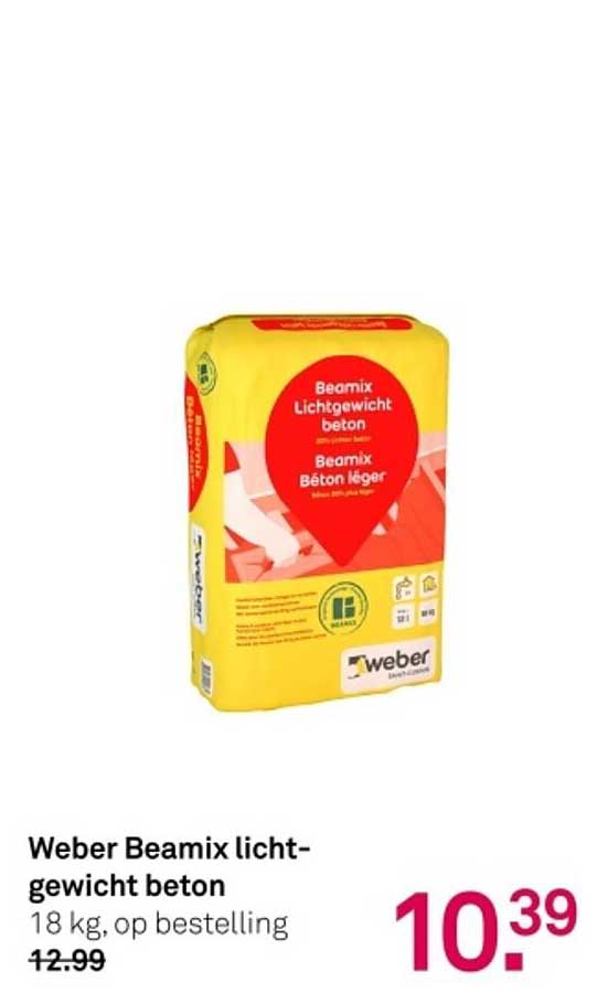 Webber Beamix lichtgewicht beton