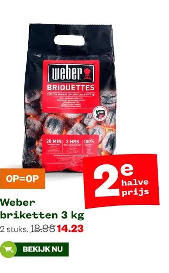 Weber briketten 3 kg