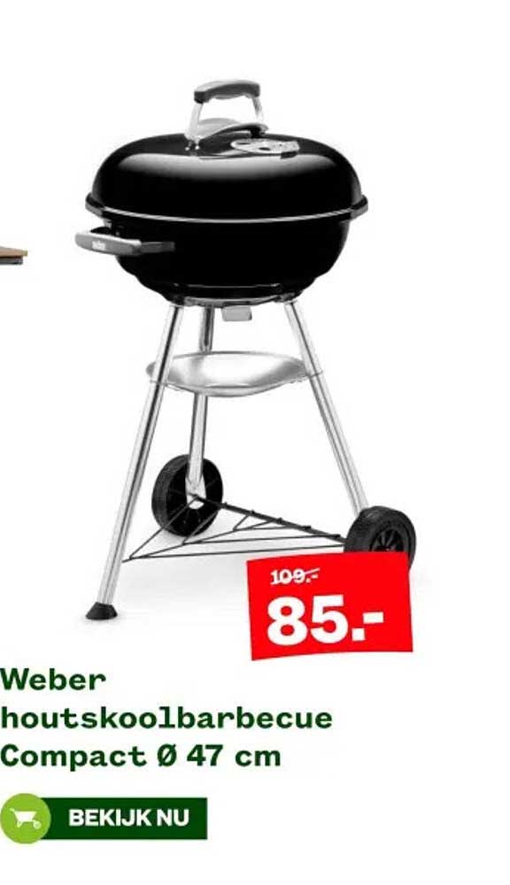 Weber houtskooilbarbecue Compact Ø 47 cm