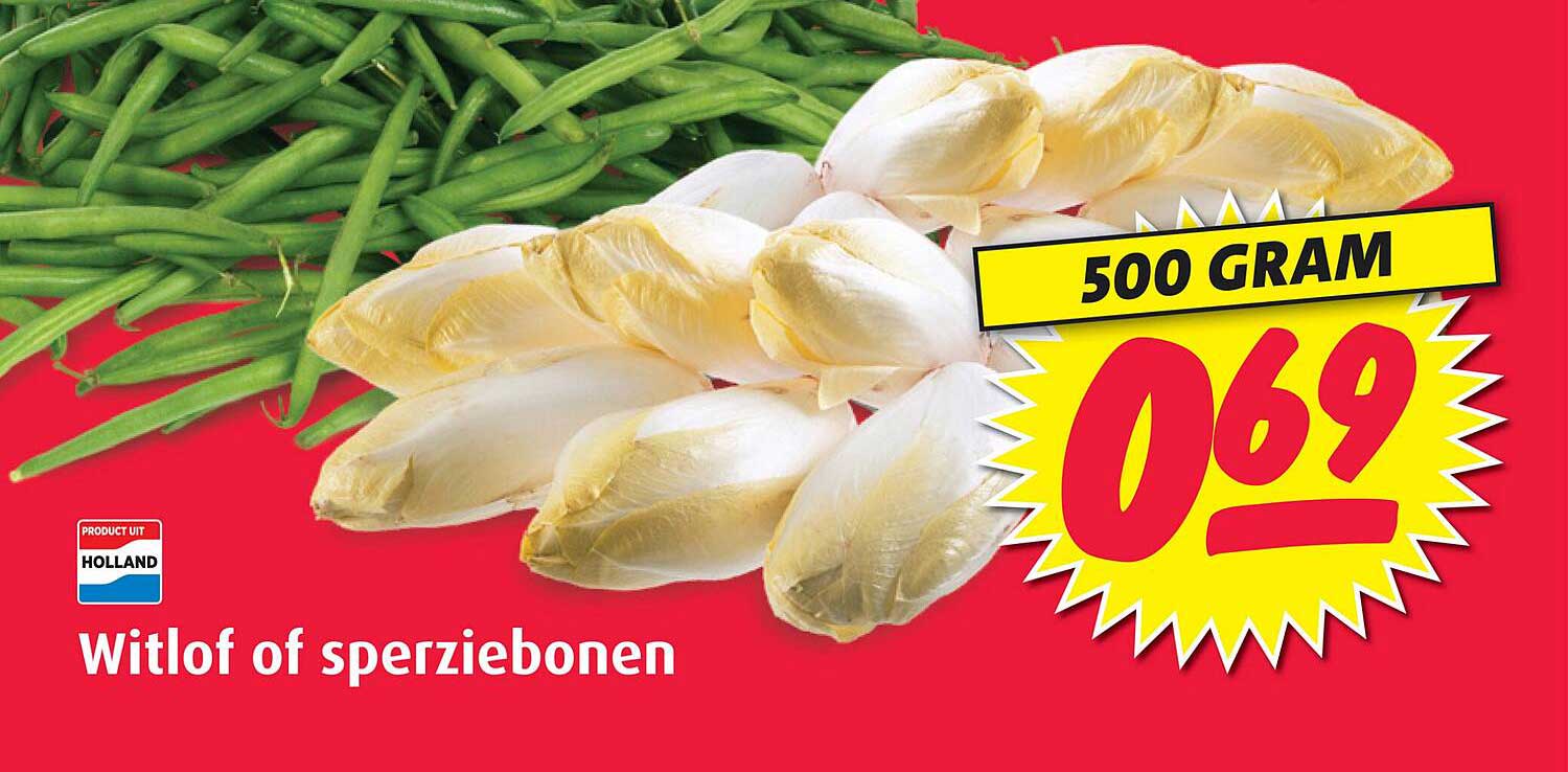 Witlof of sperziebonen