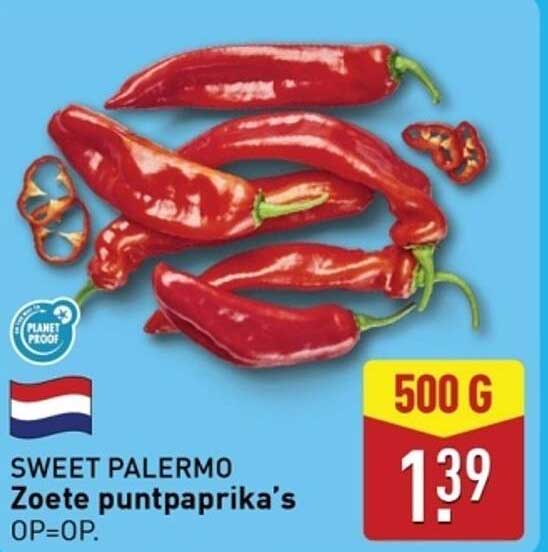 Zoete puntpaprika's