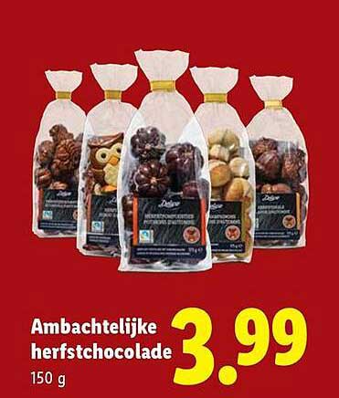 Ambachtelijke herfstchocolade