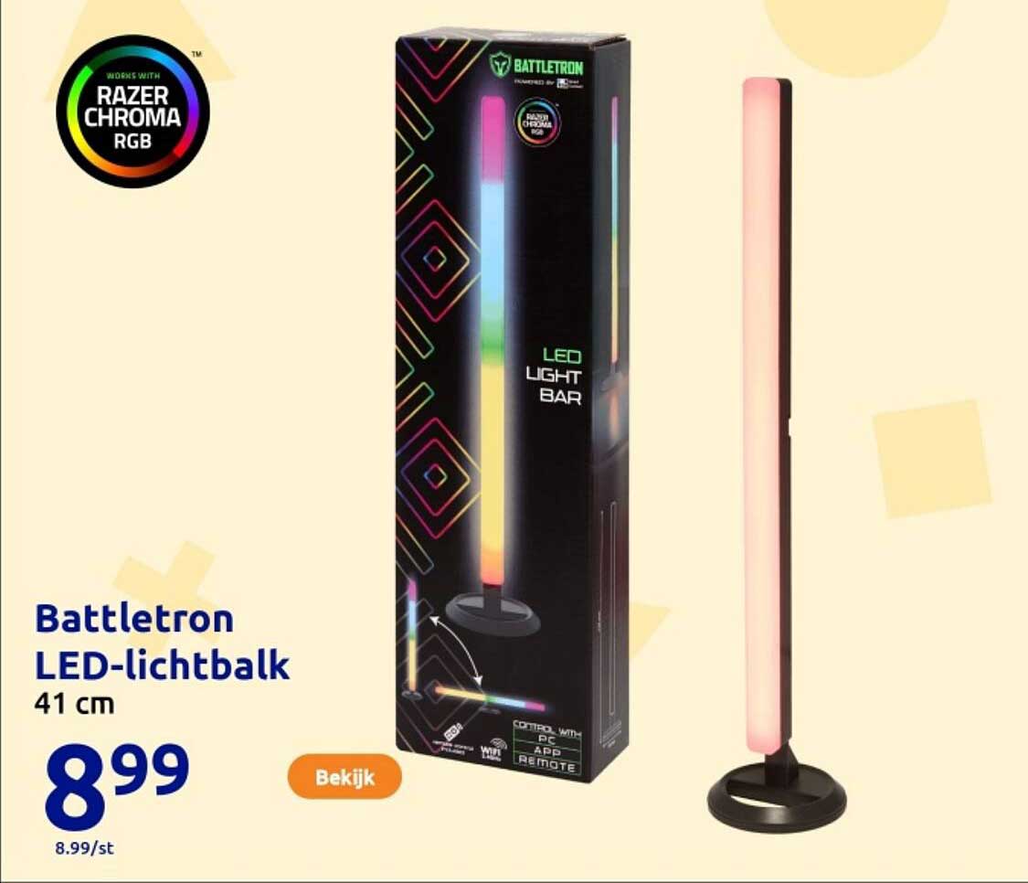 Battletron LED-lichtbalk 41 cm