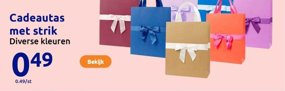 Cadeautas met strik