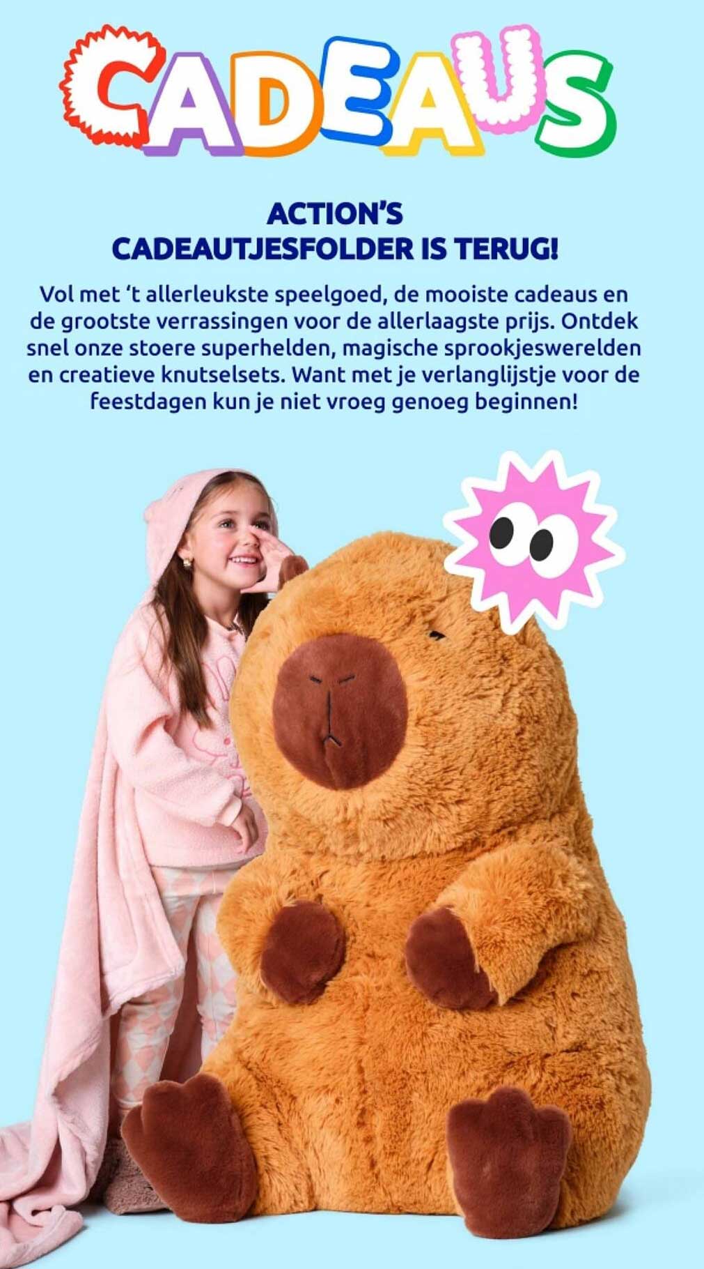 Cadeautjesfolder is terug!
