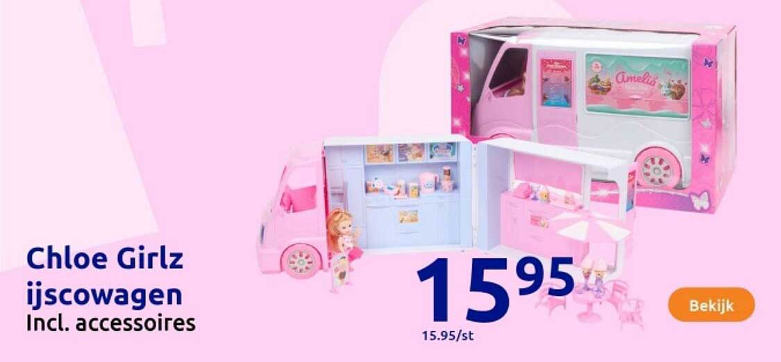 Chloe Girlz ijscowagen incl. accessoires