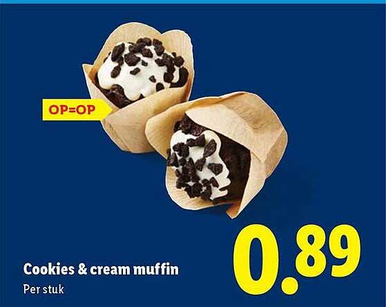 Cookies & cream muffin