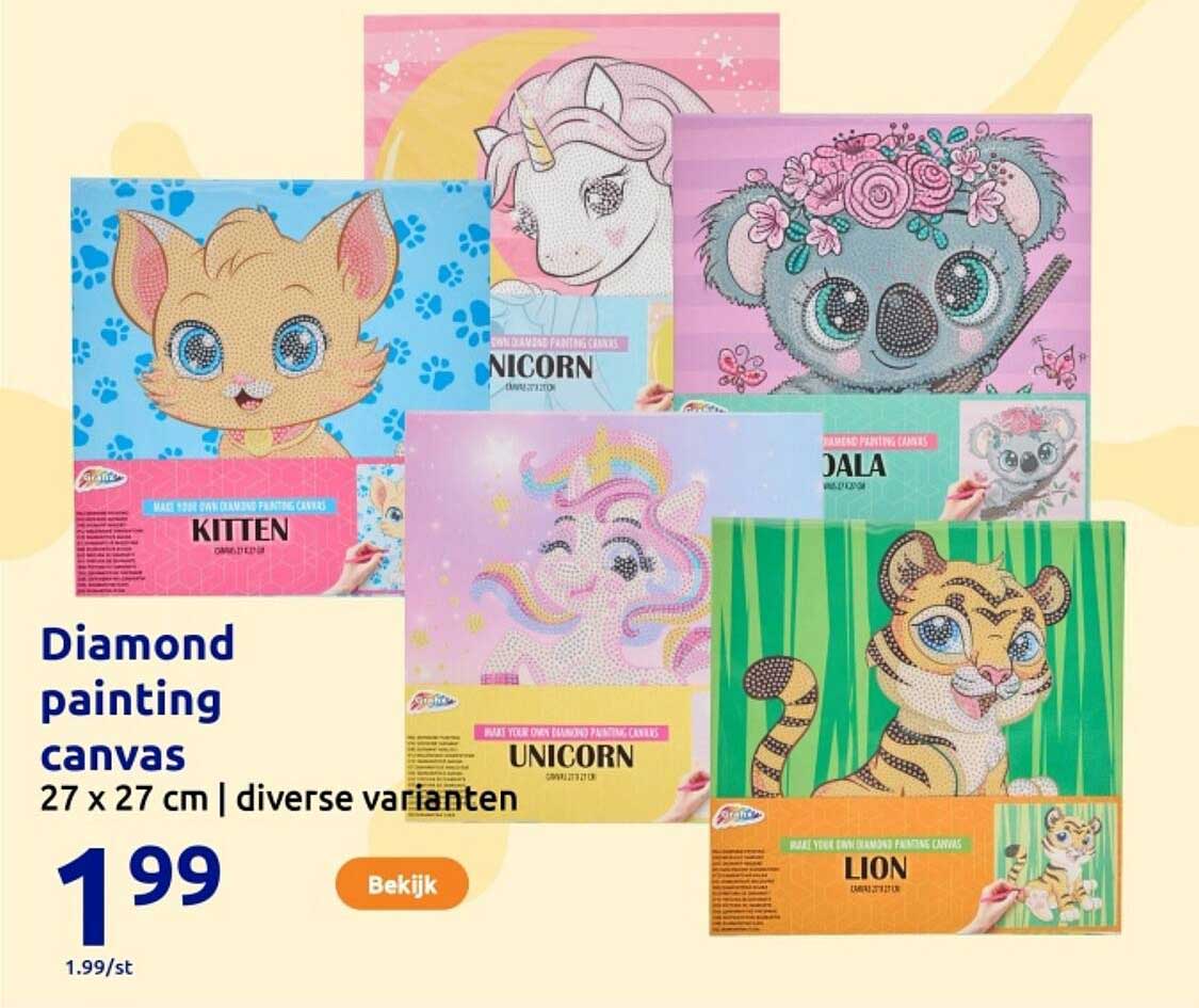 Diamond painting canvas