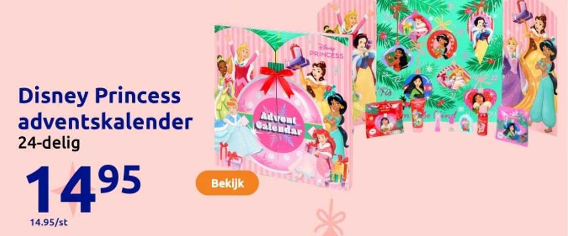 Disney Princess adventskalender 24-delig