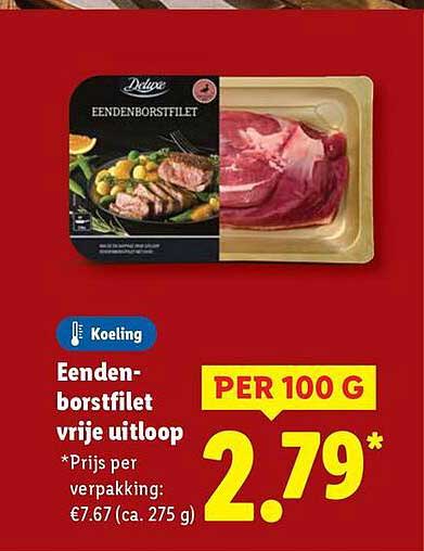 Eendenborstfilet vrije uitloop