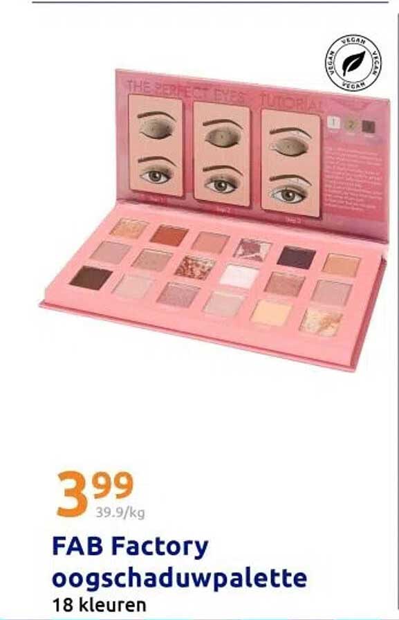 FAB Factory oogschaduwpalette