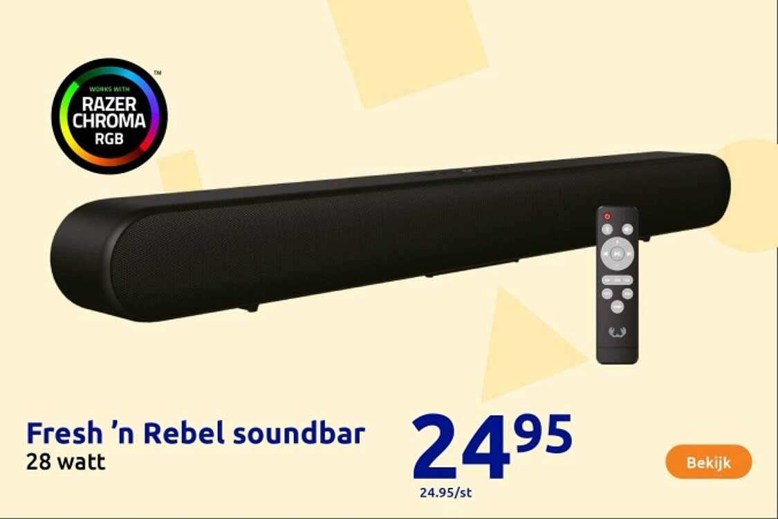 Fresh ’n Rebel soundbar