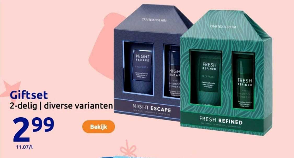 Giftset 2-delig | diverse varianten
