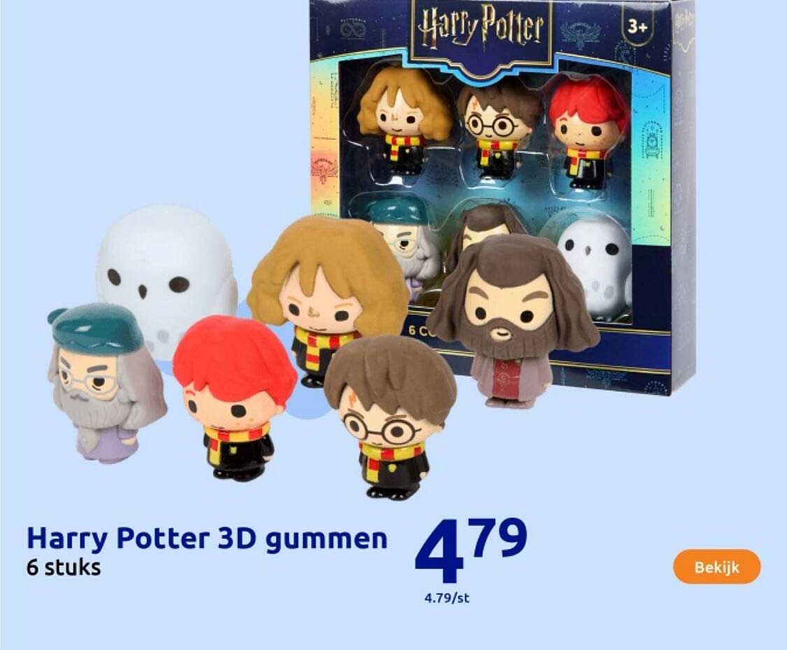 Harry Potter 3D gummen 6 stuks
