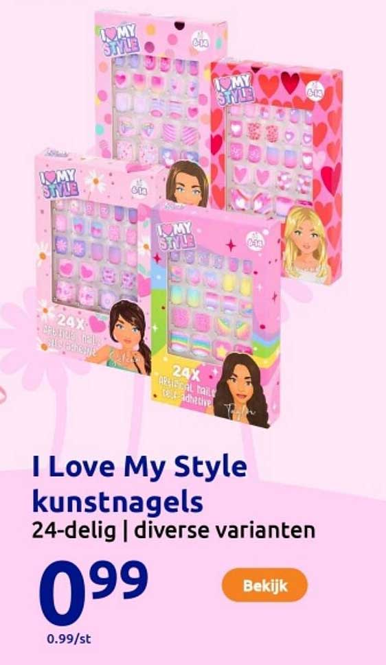 I Love My Style kunstnagels 24-delig | diverse varianten