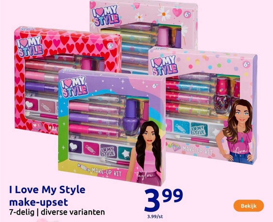 I Love My Style make-upset 7-delig | diverse varianten