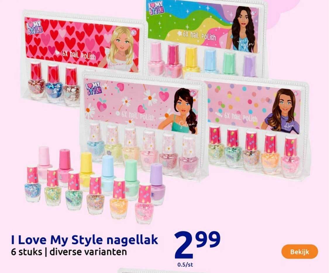 I Love My Style nagellak 6 stuks | diverse varianten