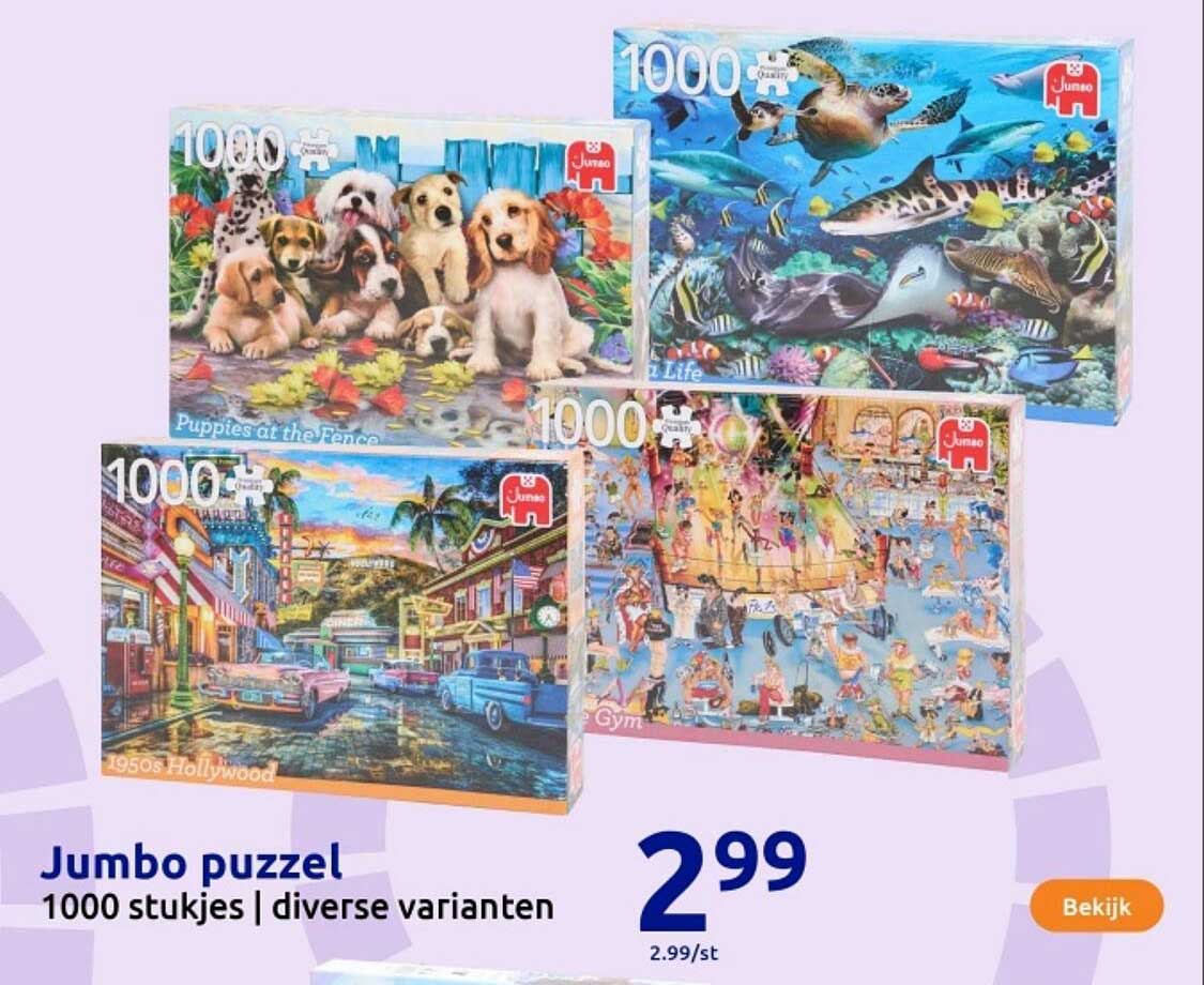 Jumbo puzzel 1000 stukjes | diverse varianten