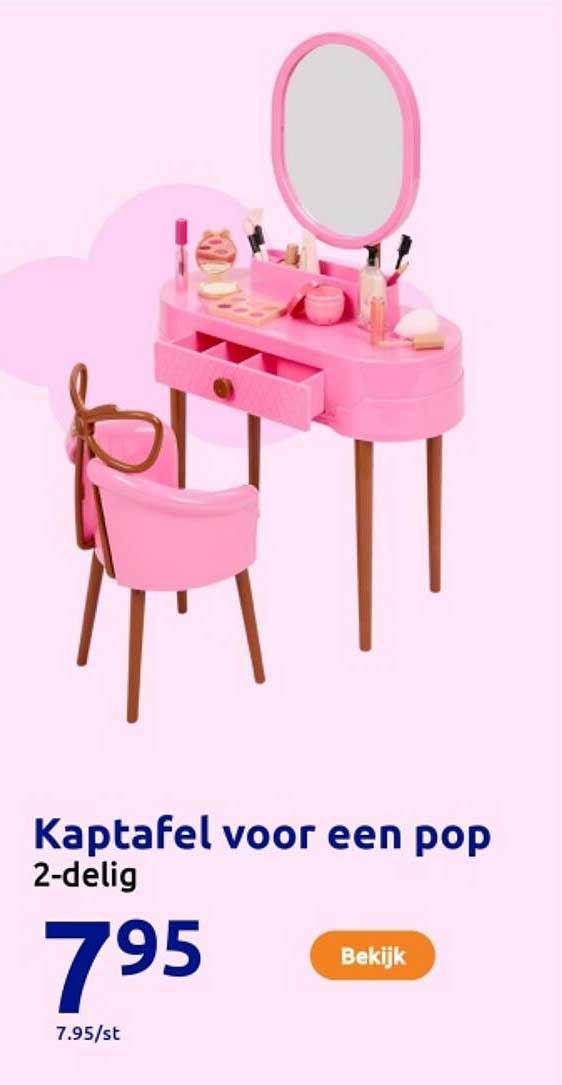 Kaptafel voor een pop 2-delig