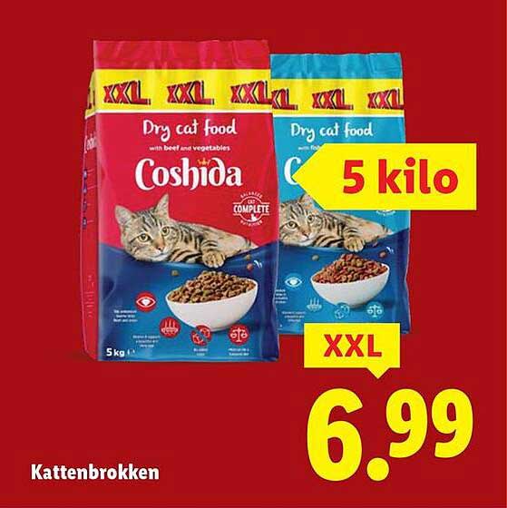 Kattenbrokken Coshida 5 kilo