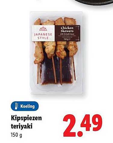 Kipsiezen teriyaki