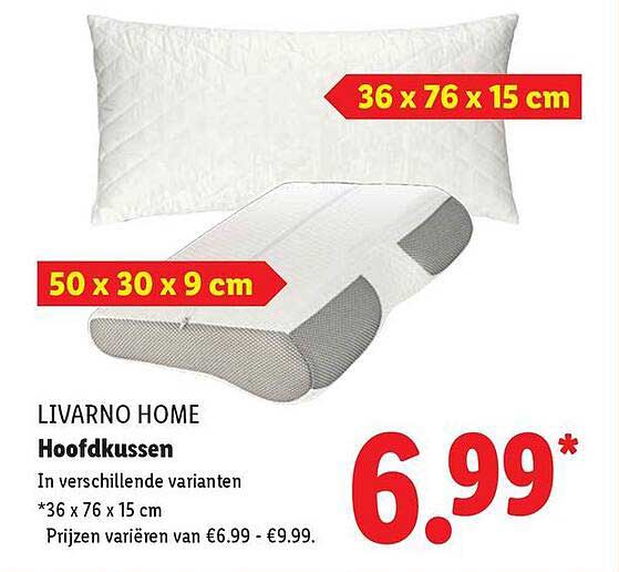LIVARNO HOME Hoofdkussen