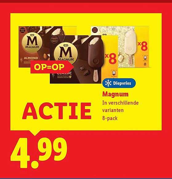 Magnum In verschillende varianten 8-pack