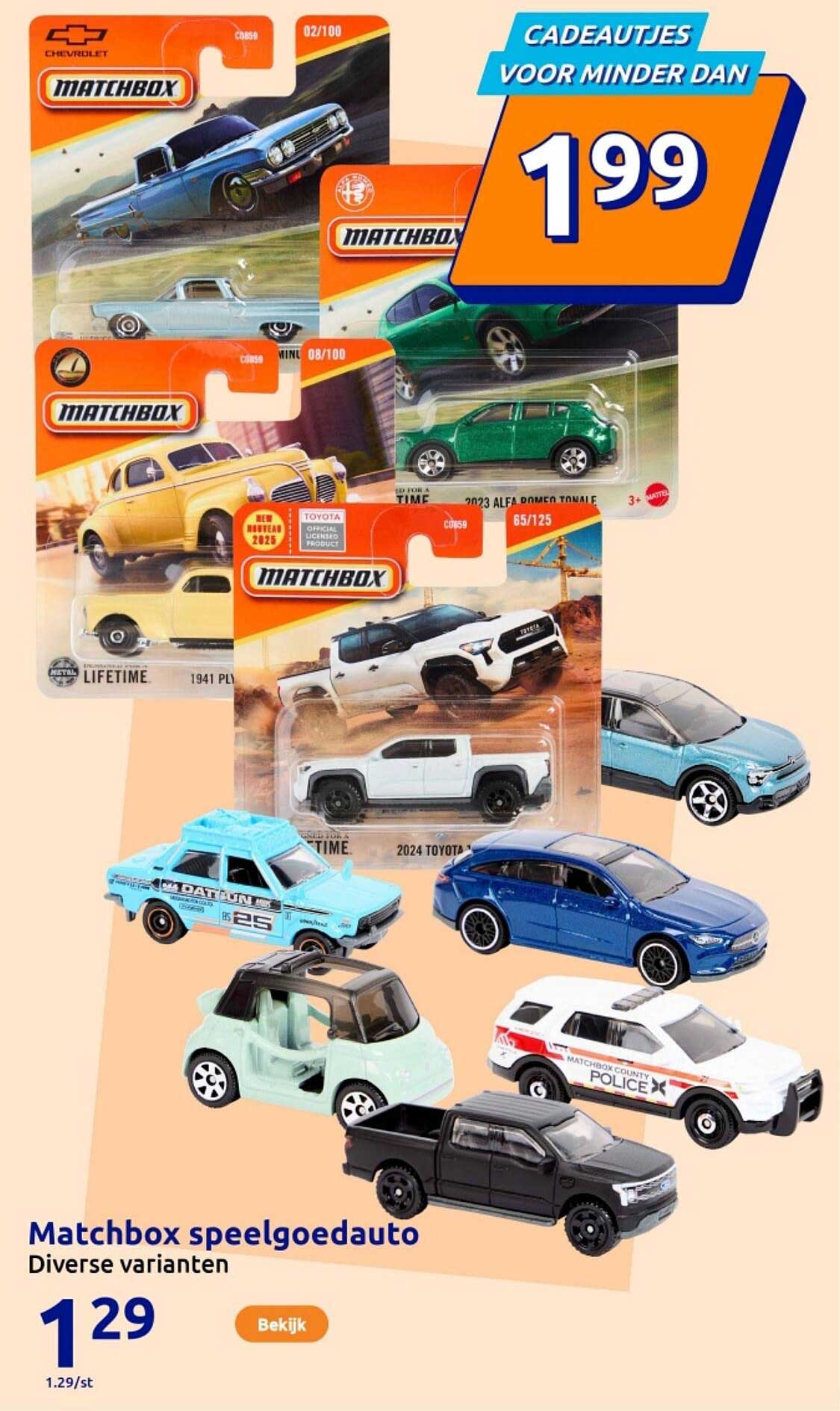 Matchbox speelgoedauto Diverse varianten