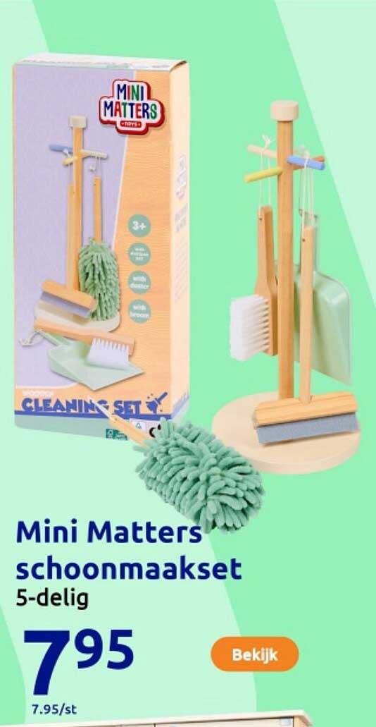 Mini Matters schoonmaakset 5-delig