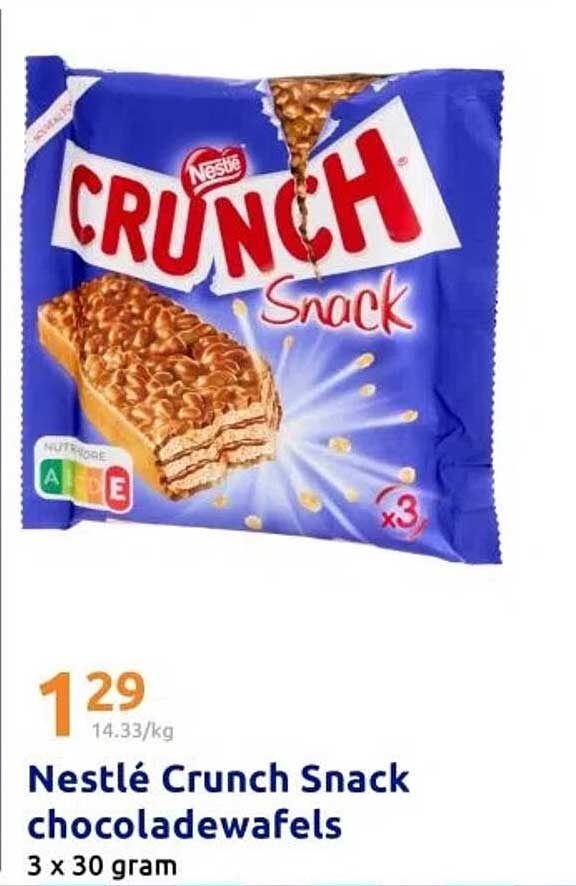 Nestlé Crunch Snack chocoladewafels