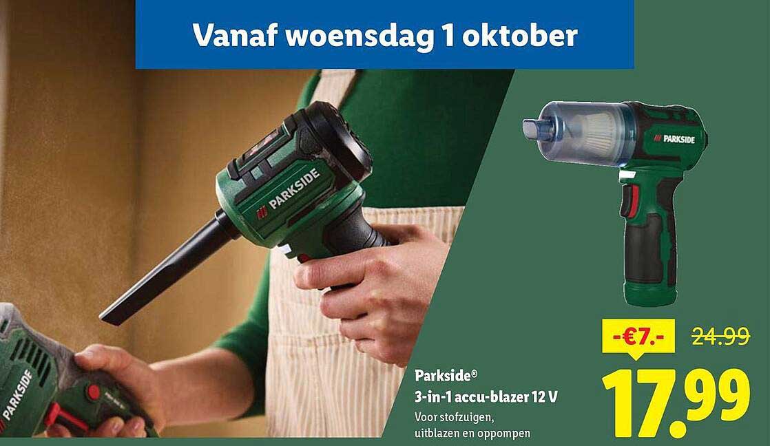 Parkside® 3-in-1 accu-blazer 12 V