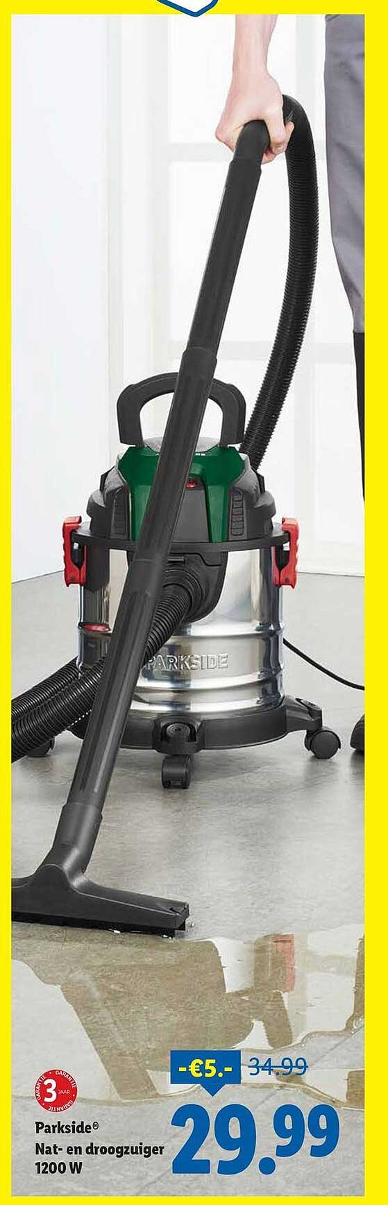 Parkside® Nat- en droogzuiger 1200 W
