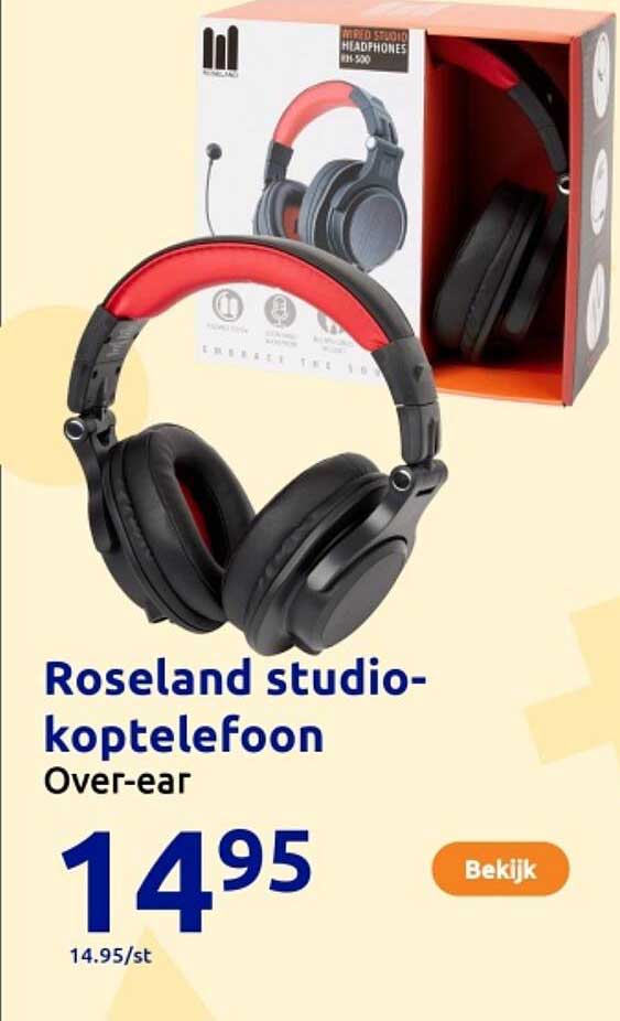 Roseland studio-koptelefoon