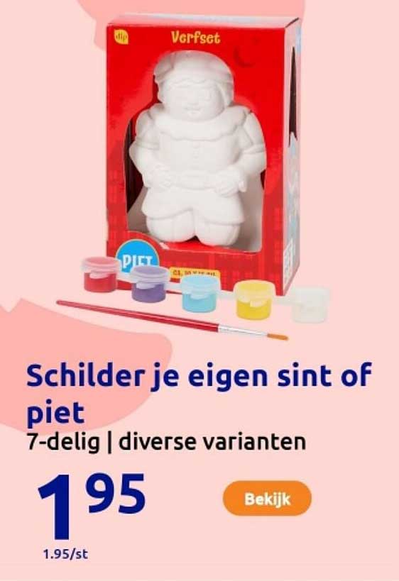 Schilder je eigen sint of piet