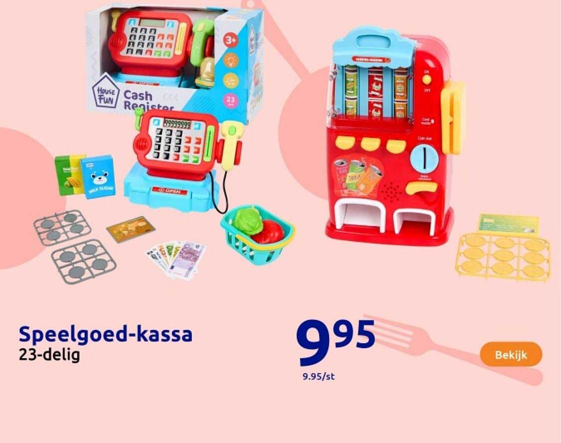 Speelgoed-kassa 23-delig