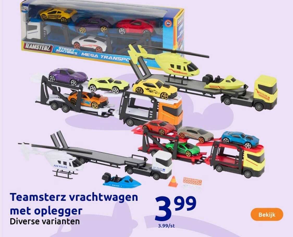 Teamsterz vrachtwagen met oplegger
