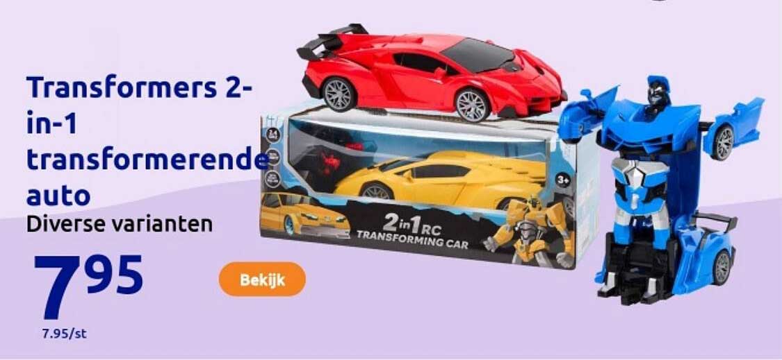 Transformers 2-in-1 transformerende auto