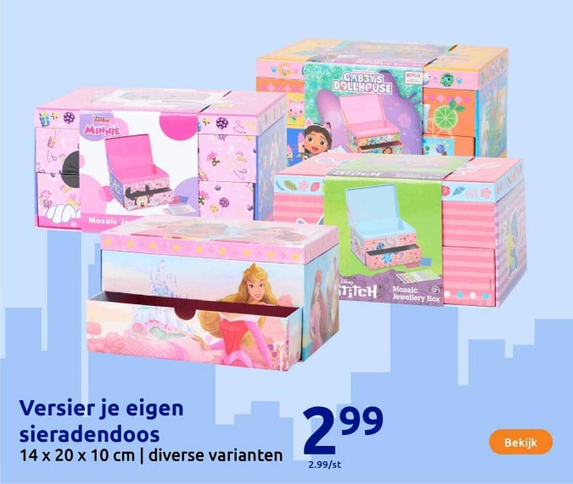 Versier je eigen sieradendoos