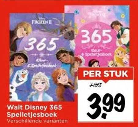 Walt Disney 365 Spelletjesboek