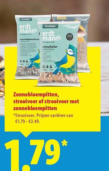 Zonnebloempitten, strooivoer of strooivoer met zonnebloempitten