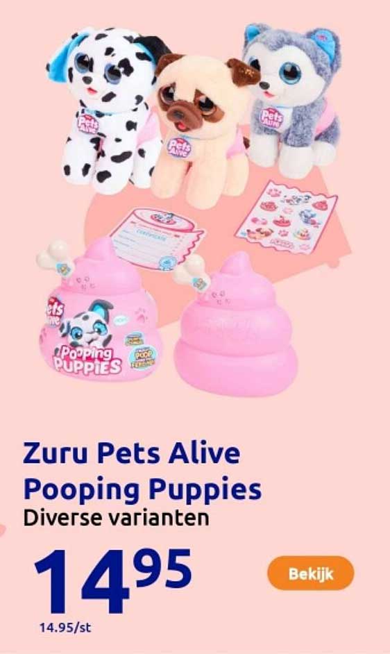Zuru Pets Alive Pooping Puppies