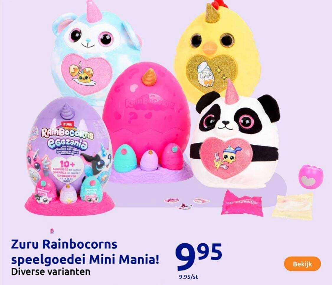 Zuru Rainbocorns speelgoed ei Mini Mania!