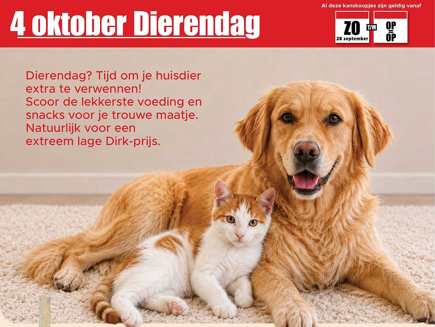 4 oktober Dierendag